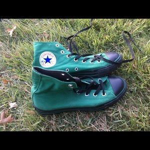 Green Hightop Converse